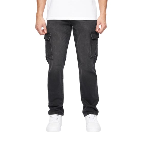 Crosshatch - "Kremtap" Cargo-Jeans für Herren (Schwärze) - Image 1