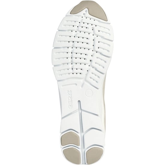 Geox D Sukie B Leder Damen Hellgrau Turnschuhe - Image 3