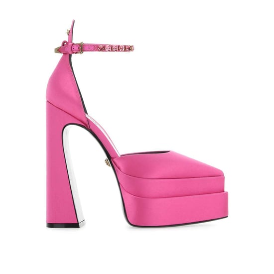Escarpins Versace en satin de soie - Image 1