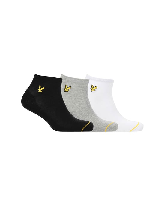Lyle & Scott – Knöchelsocken im 3er-Pack, mehrfarbig - Image 1