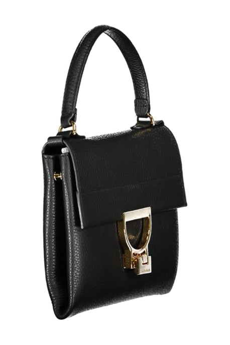 Coccinelle Damen schwarze Leder-Handtasche - Image 3