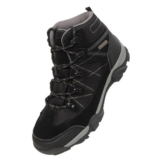 Mountain Warehouse - Kinder Wanderstiefel "Trail", Wildleder (Schwarz) - Image 1