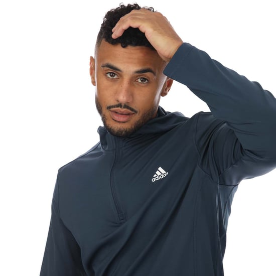Sweat capuche Golf Primegreen adidas Pour Homme en Bleu Marine - Image 6