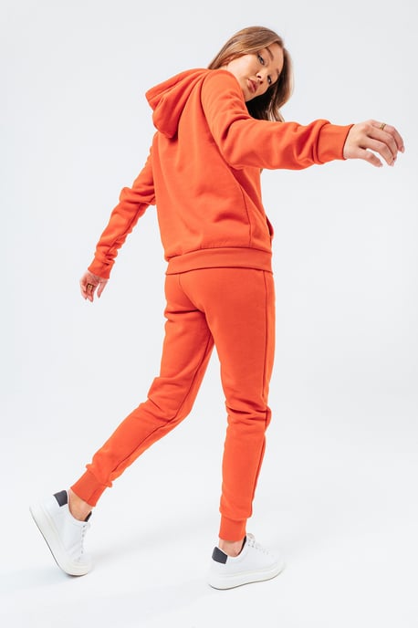 dark orange tonal sign women's tracksuit