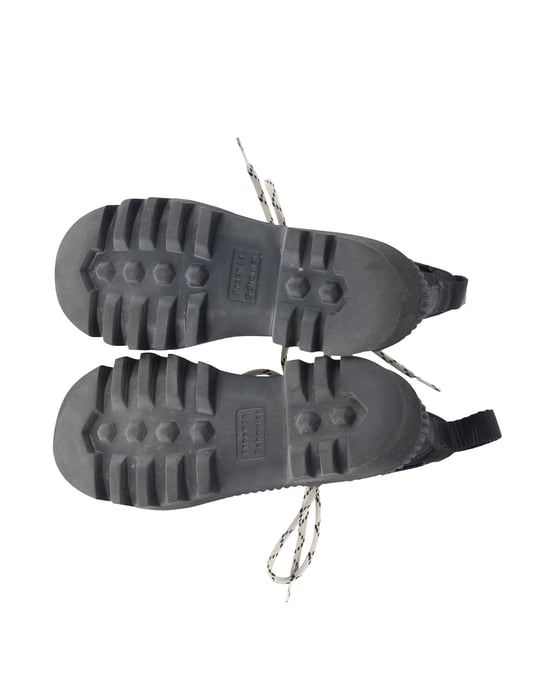 Proenza Schouler Lug-Sohle Stiefel aus schwarzem Canvas - Image 6
