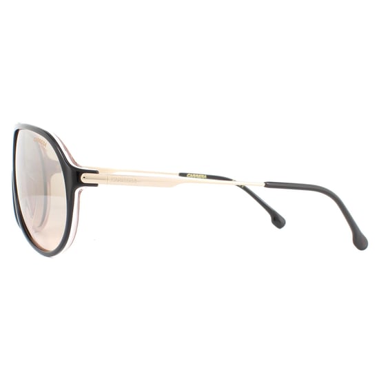 Carrera Sunglasses Hot 65 KDX/G4 Black Nude Brown Mirror