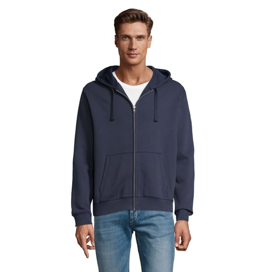 SOLS - "Spike" Hoodie mit durchgehendem Reißverschluss für Herren (Dunkelblau) - Image 1