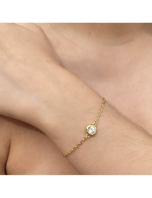 Geburtsstein Mond Set - Gold und Kristall - Image 4