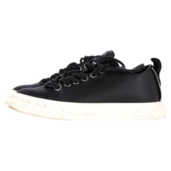 Giuseppe Zanotti Blabber Low-Top Sneaker aus schwarzem Leder - Image 4