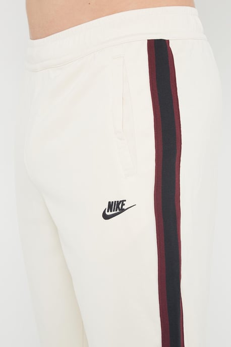 Nike Herren Tribute Poly Trainingsanzug in Creme - Image 6