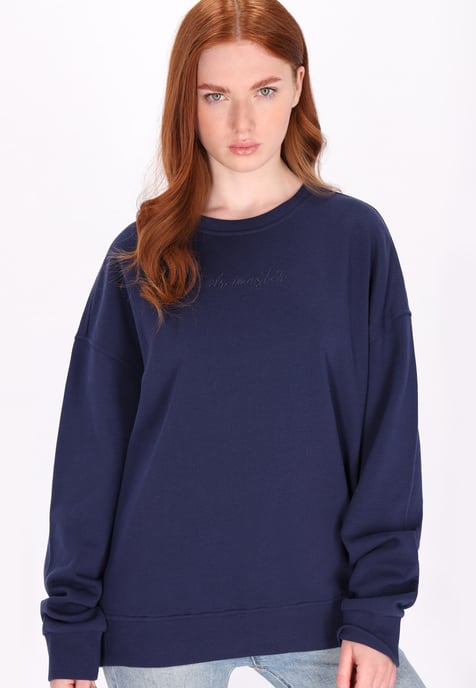 Dreimaster Sweatshirt Damen Marine - Image 3