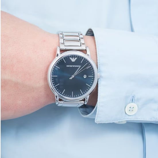 Emporio Armani AR11089 Blaues Zifferblatt Herrenuhr - Image 5