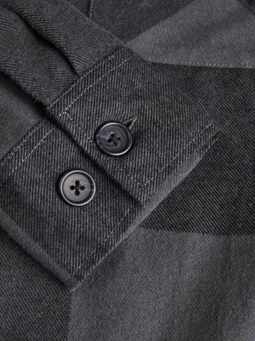 Produkt Dean Check Overshirt  Grau - Image 2