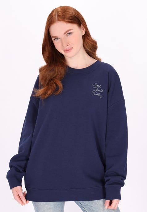 Dreimaster Sweatshirt Damen Marine - Image 3