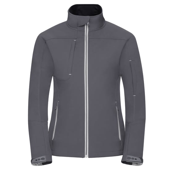 Russell Womens/Ladies Bionic Soft Shell Jacket (Eisengrau) - Image 1