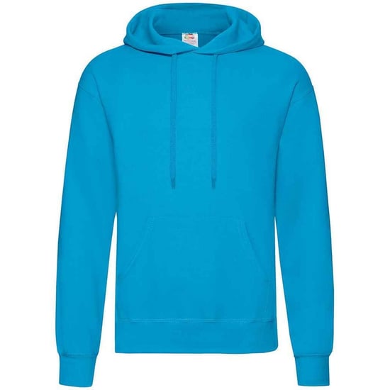 Fruit of the Loom Erwachsene Unisex Klassik Kapuzenpullover (Azurblau) - Image 1