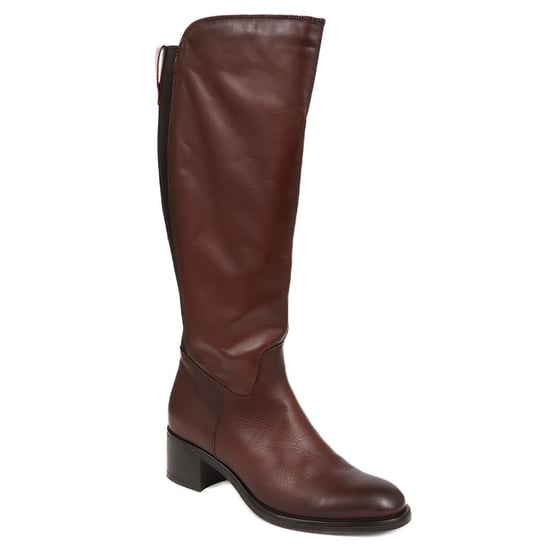 Jones Bootmaker Donatella Knee High Leather Boots - Image 1
