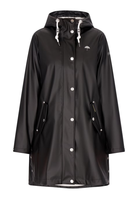 Schmuddelwedda Regenmantel Damen schwarz - Image 1