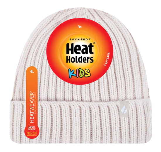 Wärmehalter - Wintermützen- und Handschuhset für Mädchen aus geripptem Material - Image 2