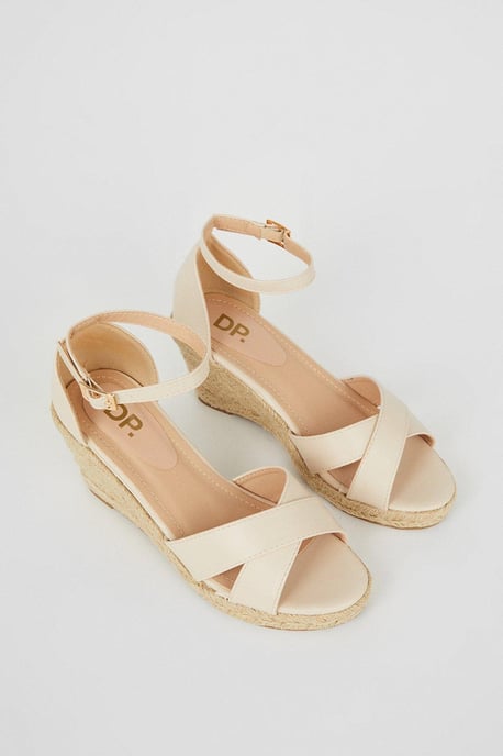 Rosie Cross Strap Wedges