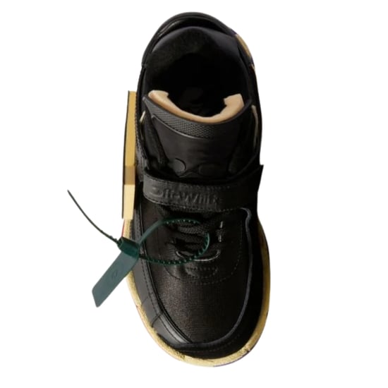 Off-White Low-Top-Sneaker von Puzzle Couture in Schwarz - Image 4