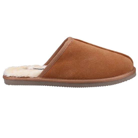 Hush Puppies Herren Coady Wildleder Hausschuhe (Tan) - Image 3