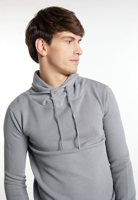 Mo Strick Pullover Herren Grau - Image 5