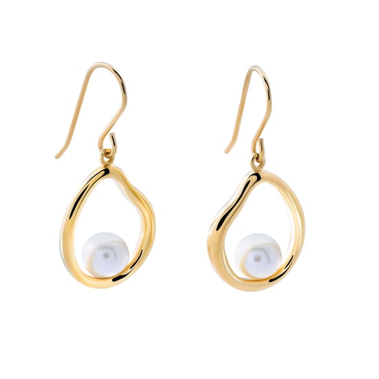 Orphelia 'Baptiste' Damen 925 Sterling Silber Tropfenohrringe - Gold ZO-7507/G - Image 5