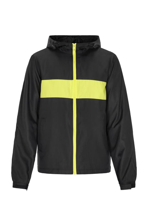Mo Jacke Herren Schwarz Limette - Image 1