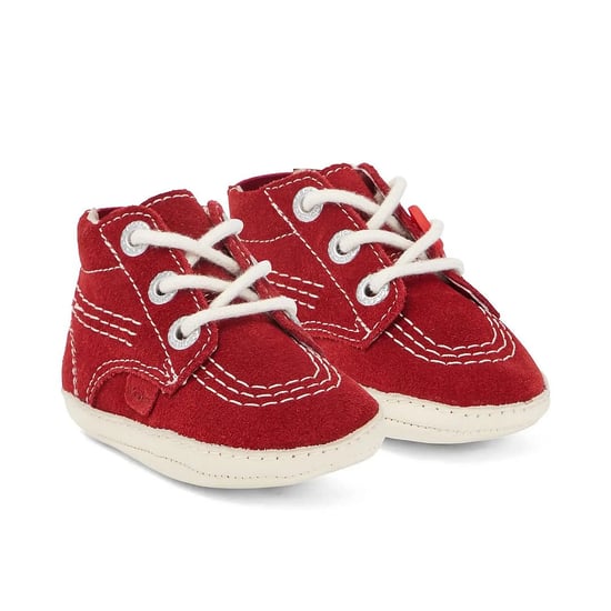 Kickers Hi Crib Kinder Rote Schuhe - Image 1