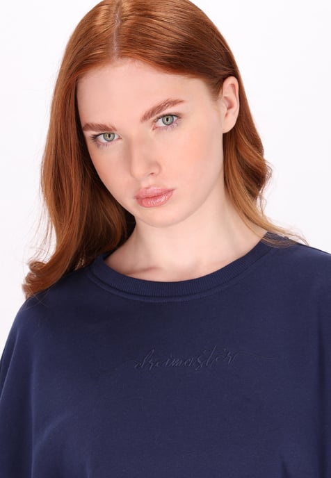 Dreimaster Sweatshirt Damen Marine - Image 5