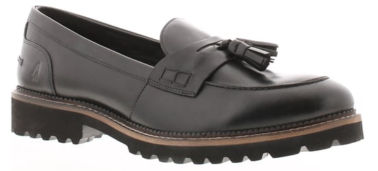 Hush Puppies Ginny Wildleder Damen Schwarze Loafer - Image 1