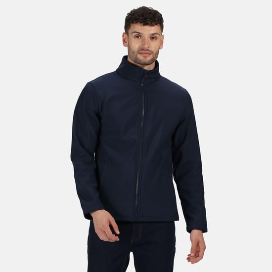 Regatta Mens Ablaze Printable Softshell Jacket (Navy/Navy)