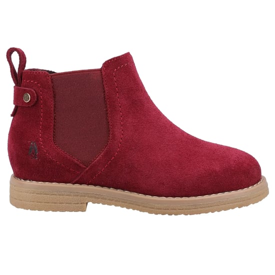 Hush Puppies Girls Mini Maddy Wildlederstiefel (Burgund) - Image 3