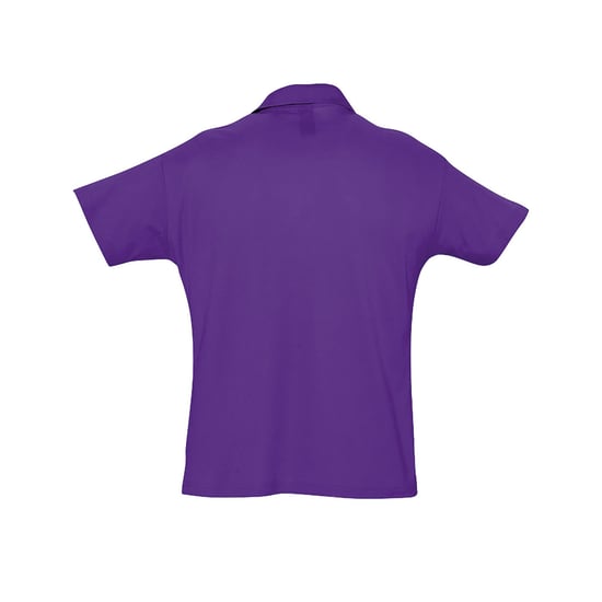 SOLS Herren Sommer II Pique Kurzarm-Poloshirt (dunkelviolett) - Image 2
