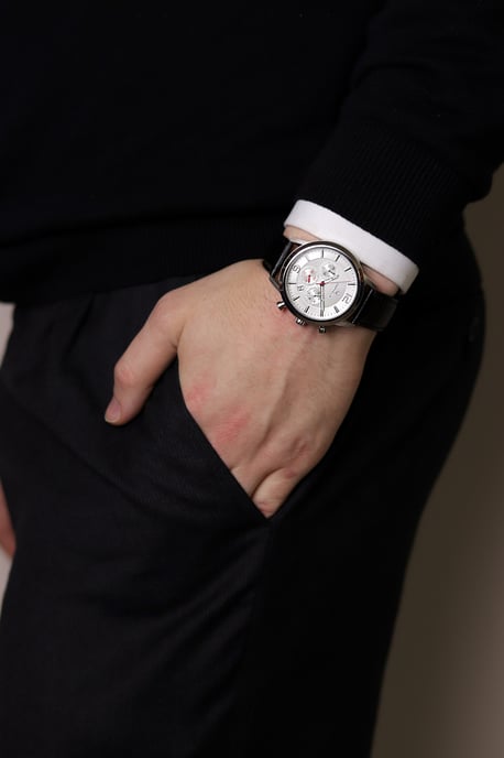 Orphelia Tempo Herren-Armbanduhr, schwarz, OR81800 - Image 4
