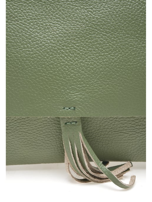 Isabella Rhea SS22 IR 1772T Grüne Ledertasche - Image 3