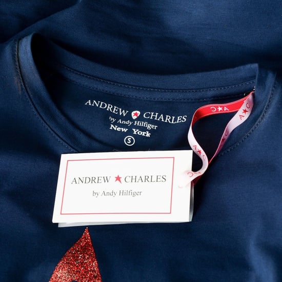 Andrew Charles By Andy Hilfiger Womens LS T-Shirt TS602 031002 Phenix Navy