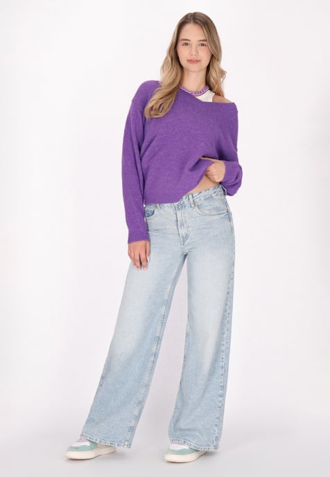 Mymo Pullover Damen violett - Image 2