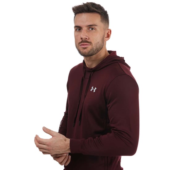 Under Armour Terry Mens Burgundy Hoodie