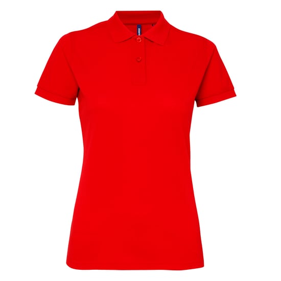 Asquith & Fox - Polo-Shirt mit kurzen Ärmeln - Damen (Rot) - Image 1
