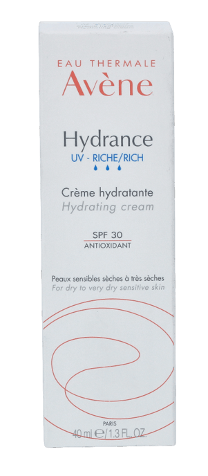 Avene Hydrance Optimale Rich Hydrating Perf SPF30. - Image 2