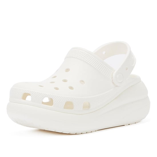 Crocs Classic Crush Clog Damen Weiß Sandalen - Image 3