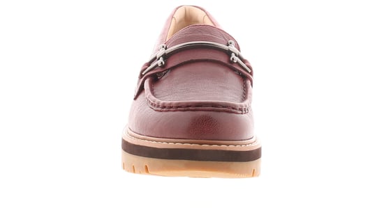 Clarks Damen Absatzschuhe Orianna Bit Leder Slip-On rot - Image 3