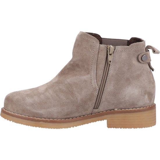 Hush Puppies Maddy Wide Wildleder Damen Grau Stiefel - Image 4