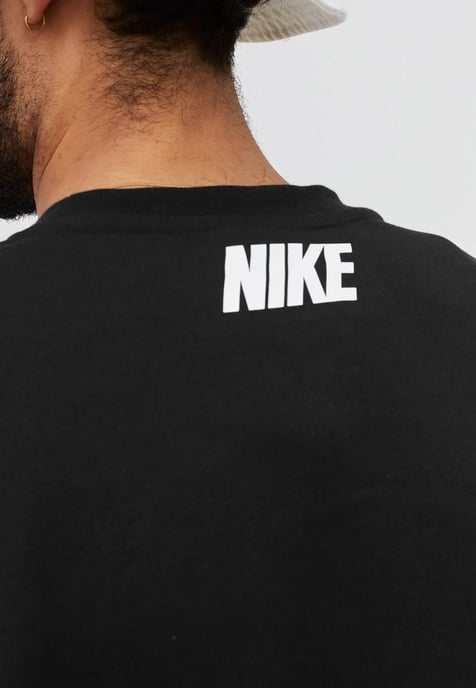Nike Herren Fleece Sportswear Crew Neck Trainingsanzug in Schwarz - Image 3