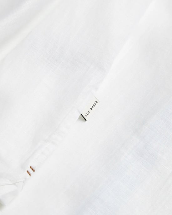 Ted Baker Palomas Herren Kurzarm Leinenhemd - Image 5