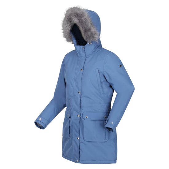 Regatta Womens/Ladies Voltera Heated Waterproof Jacket (Slate Blue)