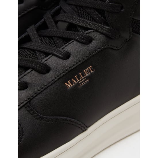 Women's Mallet Hoxton Mid-Top Trainers in Black