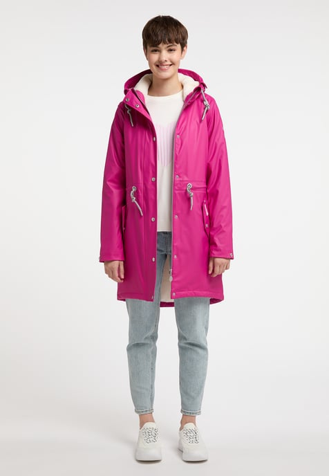 myMo Manteau de pluie avec doublure en fourrure tissée keepsudry - Image 4